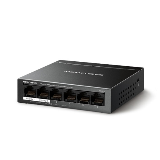 SWITCH MERCUSYS MS106LP 6 PUERTOS 10 Switch SWITCH MERCUSYS MS106LP 6 PUERTOS 10 Switch