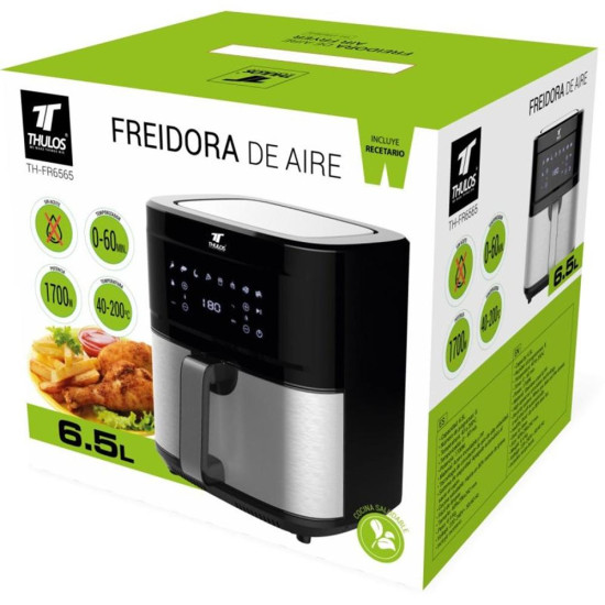 FREIDORA AIRE THULOS AIRFRYER TH - FR6565 1700W Freidoras FREIDORA AIRE THULOS AIRFRYER TH - FR6565 1700W Freidoras