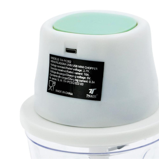 MINI PICADORA ALIMENTOS THULOS TH - PC352 30W Picadora MINI PICADORA ALIMENTOS THULOS TH - PC352 30W Picadora