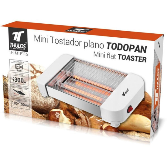 MINI TOSTADORA THULOS TH - MTP115 300W Tostadoras MINI TOSTADORA THULOS TH - MTP115 300W Tostadoras