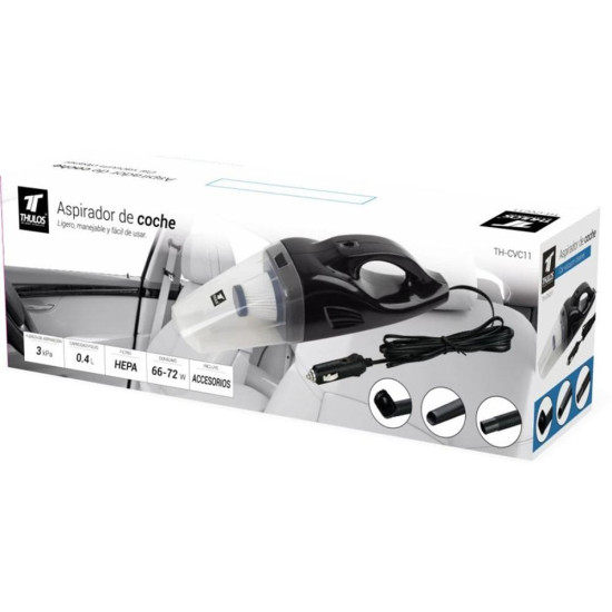 ASPIRADORA COCHE THULOS TH - CVC11 0.4L Aspiradoras ASPIRADORA COCHE THULOS TH - CVC11 0.4L Aspiradoras