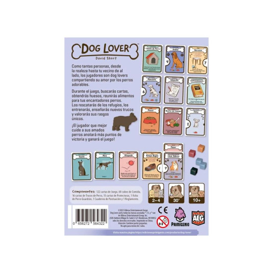 JUEGO MESA DOG LOVER EDAD RECOMENDADA Juegos de mesa