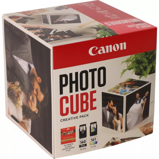 CARTUCHO CANON PG - 560 CL - 561 PHOTO CUBE Consumibles impresión de tinta