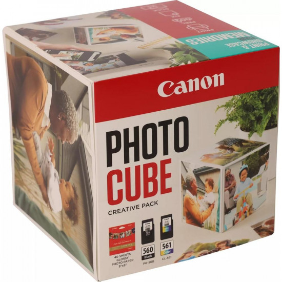 CARTUCHO CANON PG - 560 CL - 561 PHOTO CUBE Consumibles impresión de tinta