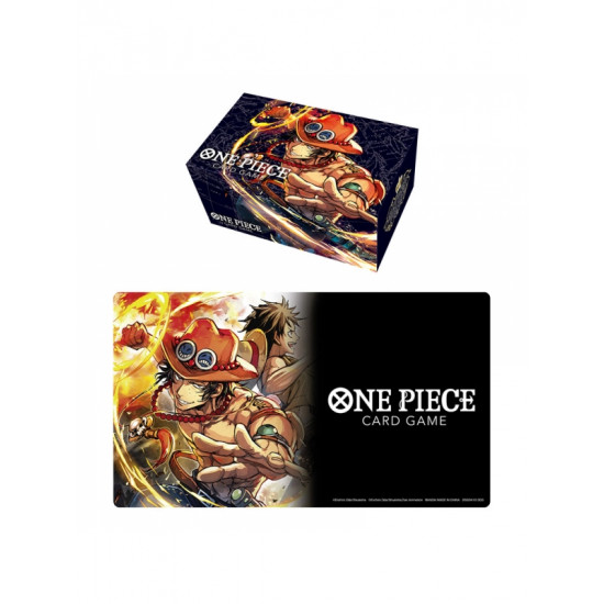 TAPETE Y CAJA ALMACENAMIENTO ONE PIECE Accesorios cartas coleccionables