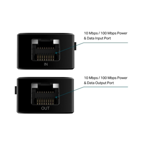 SPLITTER POE TL - POE10E TP - LINK Accesorios redes SPLITTER POE TL - POE10E TP - LINK Accesorios redes