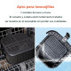 YOEVU FREIDORA AIRE 5.5 L 1600W Freidoras YOEVU FREIDORA AIRE 5.5 L 1600W Freidoras