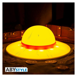 LAMPARA ABYSTYLE ONE PIECE SOMBRERO PAJA