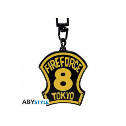 LLAVERO ABYSTYLE FIRE FORCE EMBLEMA DIVISION