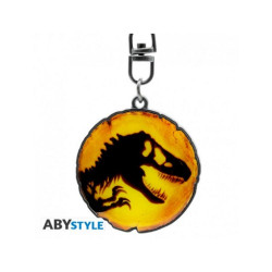 LLAVERO ABYSTYLE JURASSIC PARK AMBAR