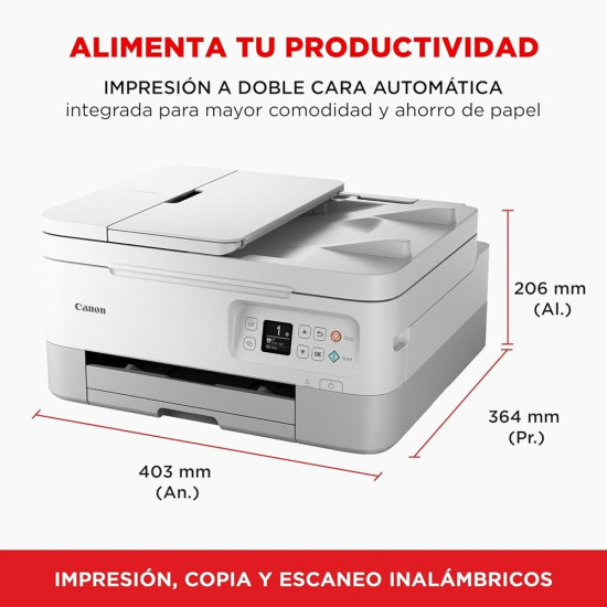MULTIFUNCION CANON PIXMA TS7451I INYECCION COLOR Multifunciones MULTIFUNCION CANON PIXMA TS7451I INYECCION COLOR Multifunciones