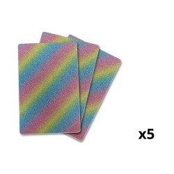 LAMINA TRASERA PERSONALIZACION GLITTER QCHARX PACK