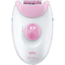 DEPILADORA BRAUN SILK - EPIL 3 BLANCA