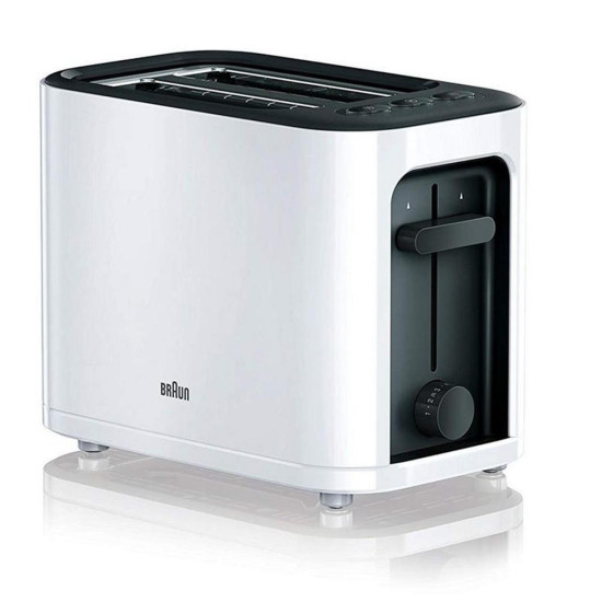 TOSTADORA BRAUN HT3000WH 1000W Tostadoras TOSTADORA BRAUN HT3000WH 1000W Tostadoras
