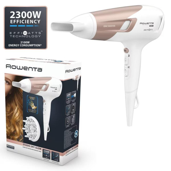SECADOR PELO ROWENTA STUDIO DRY GLOW Secadores de pelo SECADOR PELO ROWENTA STUDIO DRY GLOW Secadores de pelo