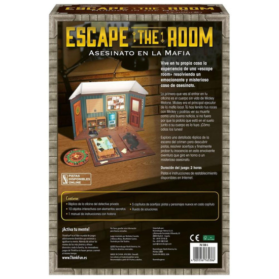 JUEGO MESA ESCAPE THE ROOM ASESINATO Juegos de mesa
