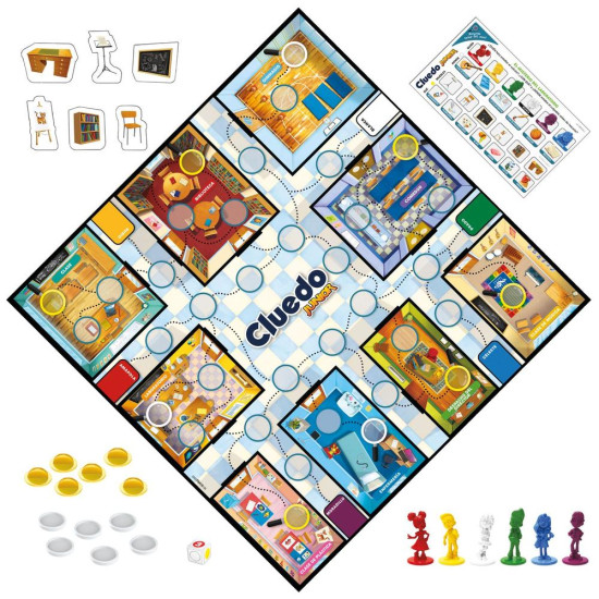 JUEGO MESA HASBRO CLUEDO JUNIOR Juegos de mesa JUEGO MESA HASBRO CLUEDO JUNIOR Juegos de mesa