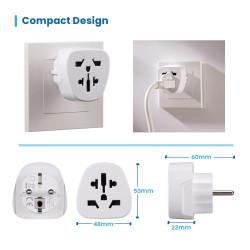 ENCHUFE UNIVERSAL EWENT EW1480 EU USA