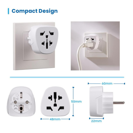 ENCHUFE UNIVERSAL EWENT EW1480 EU USA Enchufes inteligentes ENCHUFE UNIVERSAL EWENT EW1480 EU USA Enchufes inteligentes