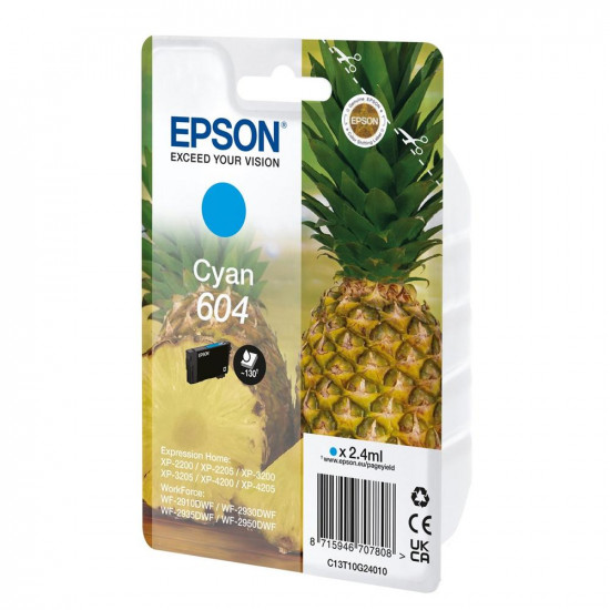 CARTUCHO EPSON 604 CIAN C13T10G24010 XP2200 Consumibles impresión de tinta