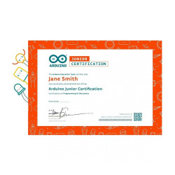 ARDUINO CERTIFICATION JUNIOR EXAMEN CERTIFICACION OFICIAL