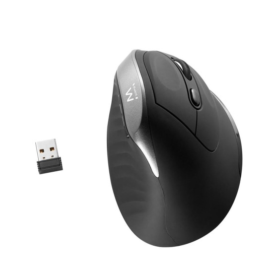 RATON ERGONOMICO INALAMBRICO EWENT EW3229 GRIS Ratones RATON ERGONOMICO INALAMBRICO EWENT EW3229 GRIS Ratones