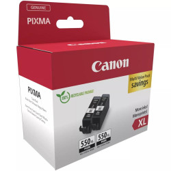 PACK CARTUCHO TINTA CANON PGI - 550XL NEGRO