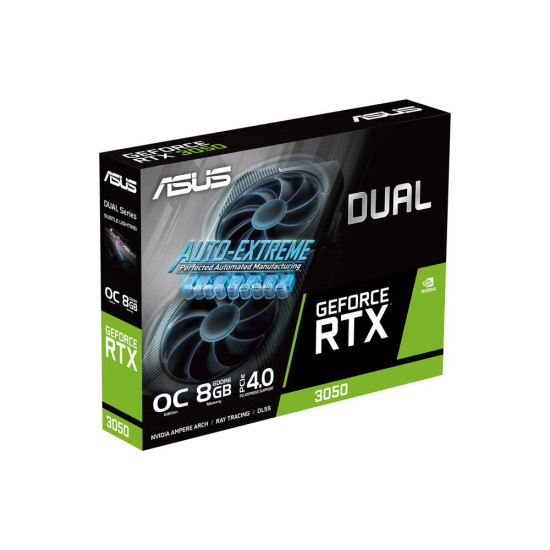 TARJETA GRAFICA ASUS DUAL - RTX3050 - O8G - V2 GDDR6 8GB Tarjetas gráficas