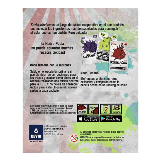 JUEGO MESA DEVIR SOVIET KITCHEN Juegos de mesa JUEGO MESA DEVIR SOVIET KITCHEN Juegos de mesa