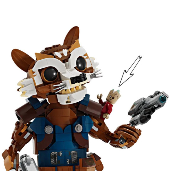 LEGO MARVEL ROCKET Y BEBE GROOT Legos LEGO MARVEL ROCKET Y BEBE GROOT Legos