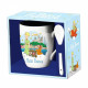 TAZA CERÁMICA CON CUCHARA ENESCO EL Tazas y vasos TAZA CERÁMICA CON CUCHARA ENESCO EL Tazas y vasos