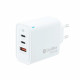 CARGADOR USB PARED COOLBOX 65W 2 Cargadores para móviles CARGADOR USB PARED COOLBOX 65W 2 Cargadores para móviles