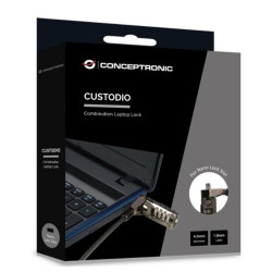 CABLE SEGURIDAD PORTATILES 1.8M CONCEPTRONIC