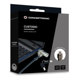 CABLE SEGURIDAD CONCEPTRONIC NANO POR LLAVE