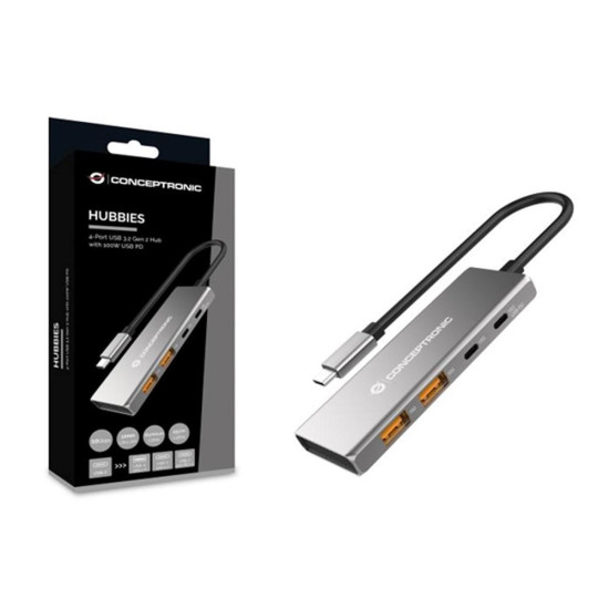 HUB USB TIPO C CONCEPTRONIC HUBBIES15G Dockings y hubs HUB USB TIPO C CONCEPTRONIC HUBBIES15G Dockings y hubs