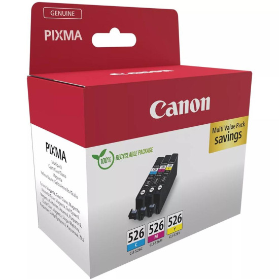 MULTIPACK CANON CLI - 526 C M A Consumibles impresión de tinta