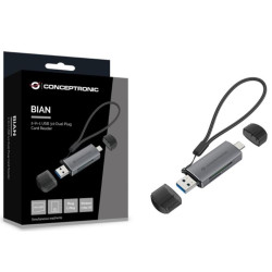 LECTOR TARJETAS EXTERNO CONCEPTRONIC USB TIPO