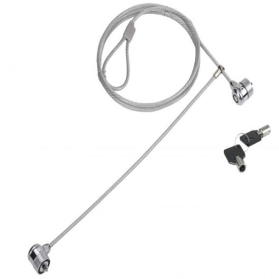 CABLE SEGURIDAD PORTATILES 1.5M CONCEPTRONIC DOBLE Accesorios de portátiles CABLE SEGURIDAD PORTATILES 1.5M CONCEPTRONIC DOBLE Accesorios de portátiles