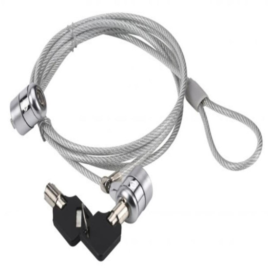 CABLE SEGURIDAD PORTATILES 1.5M CONCEPTRONIC DOBLE Accesorios de portátiles CABLE SEGURIDAD PORTATILES 1.5M CONCEPTRONIC DOBLE Accesorios de portátiles