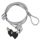 CABLE SEGURIDAD PORTATILES 1.5M CONCEPTRONIC DOBLE Accesorios de portátiles CABLE SEGURIDAD PORTATILES 1.5M CONCEPTRONIC DOBLE Accesorios de portátiles