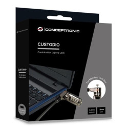 CABLE SEGURIDAD CONCEPTRONIC COMBINACION 4 DIGITOS