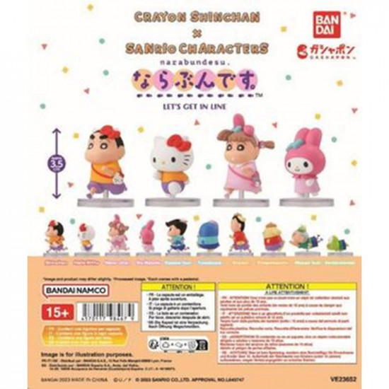 SURTIDO BANDAI GASHAPON SHINCHAN X SANRIO Figuras SURTIDO BANDAI GASHAPON SHINCHAN X SANRIO Figuras