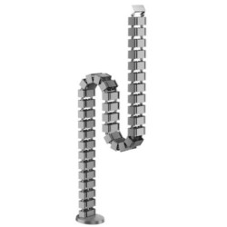 ORGANIZADOR CABLES ESCRITORIO EQUIP DELUXE GRIS