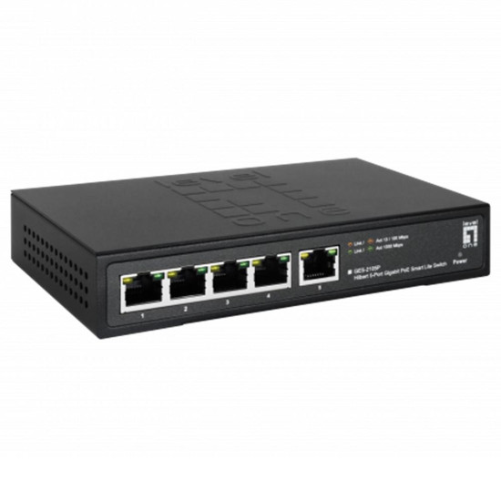 SWITCH LEVEL ONE GES - 2105P 5 PUERTOS Switch SWITCH LEVEL ONE GES - 2105P 5 PUERTOS Switch