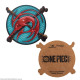 SET 4 POSAVASOS CINEREPLICAS ONE PIECE Tazas y vasos
