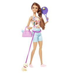 MUÑECA BARBIE MATTEL CONJUNTO ENTRENAMIENTO Y