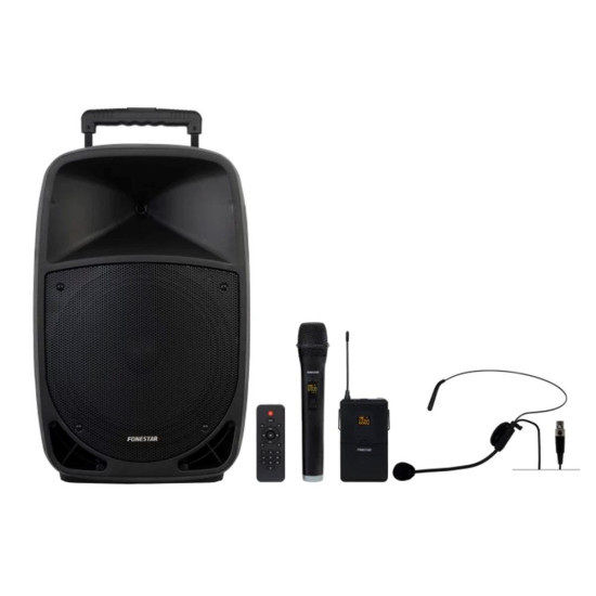 ALTAVOZ PORTATIL CON MICROFONO FONESTAR MALIBU - 312 Altavoces ALTAVOZ PORTATIL CON MICROFONO FONESTAR MALIBU - 312 Altavoces