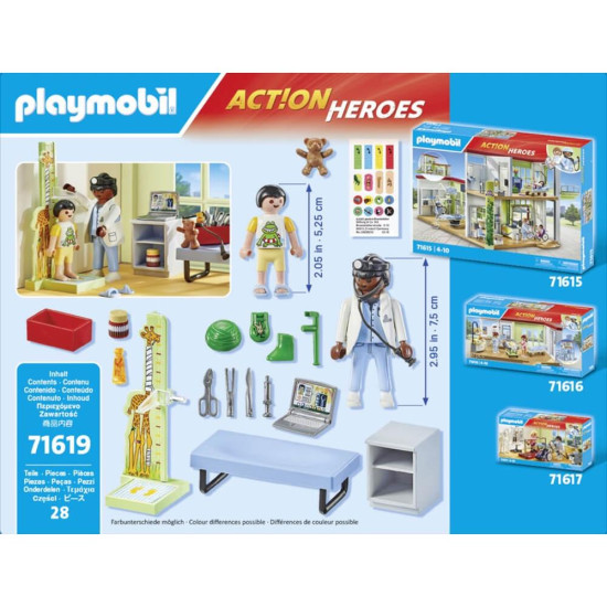 PLAYMOBIL ACTION HEROES: PEDIATRIA CON OSITO Playmobils PLAYMOBIL ACTION HEROES: PEDIATRIA CON OSITO Playmobils