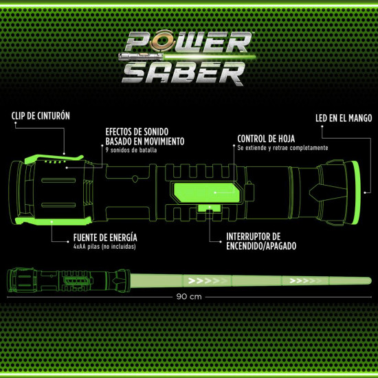 POWER SABER VERDE Réplicas POWER SABER VERDE Réplicas