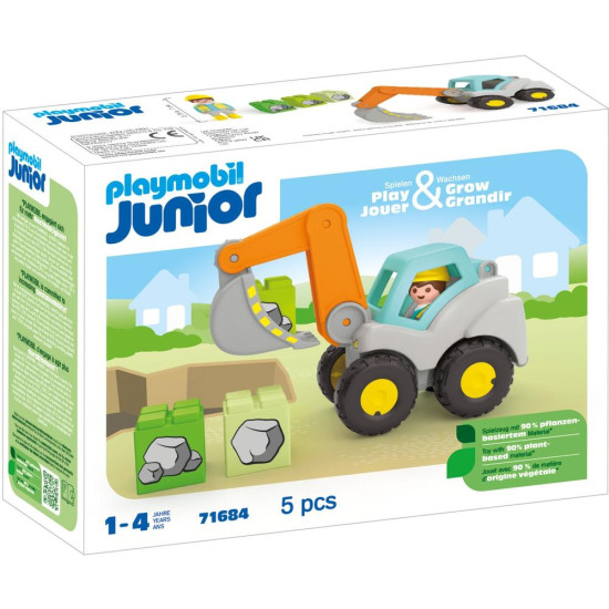 PLAYMOBIL JUNIOR PALA EXCAVADORA Playmobils PLAYMOBIL JUNIOR PALA EXCAVADORA Playmobils